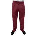 Bombacha de gabardina mil rayas bordo