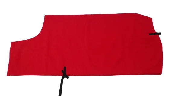 Manta alisa pelo color rojo