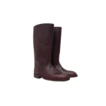 Botas de cuero engrasado caña 3/4 con fondo de suela