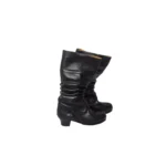 Botas de cuero corrugadas para folcklore - Imagen 3