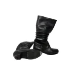Botas de cuero corrugadas para folcklore - Imagen 2