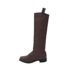 Botas de cuero caña blanda con hebilla marrón - Imagen 4