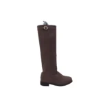 Botas de cuero caña blanda con hebilla marrón - Imagen 2