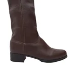 Botas de cuero caña larga blanda fondo de suela - Imagen 14