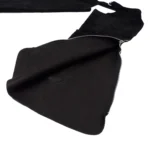 Chaparrera de cuero con cierre color negro - Imagen 5