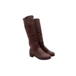 Botas de cuero caña blanda fondo de goma granulada - Imagen 2