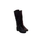 Botas de cuero caña blanda fondo de goma granulada