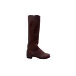 Botas de cuero caña blanda fondo de goma granulada - Imagen 3