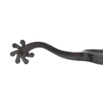 Espuelas de hierro cepillado roseta veleta pihuelo largo - Imagen 3