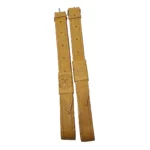 Estriberas de suela con refuerzo color caramelo para freno de oro - Imagen 3