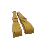 Estriberas de suela con refuerzo color caramelo para freno de oro - Imagen 5